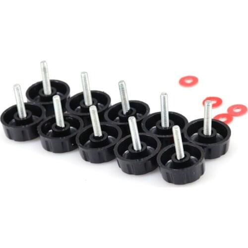 10PCS Fishing Reel Handle Screws Caps Cover with Gaskets Spinning Wheel Nuts Outdoor Portable Fishing Tackle Accessories Tool