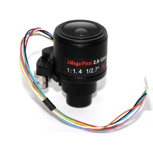 Motorized Zoom Lens 2.8-12mm 3MP Autofocus Chuangwei Lens HD Network Lens CCTVLENS Camera Accessories