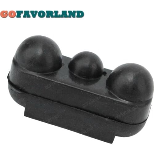 Lower Radiator Rubber Mount Support Black 17101439113 For BMW E53 E65 E66 X5 745Li 745i 2002-2005 750Li 750i 2006-2008