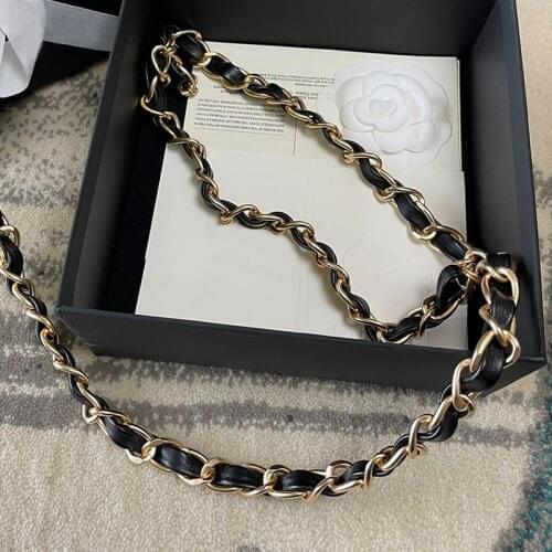 2021 new charei Metal chain waist chain for ladies dress accessories European and American chain belt suit pants belt women