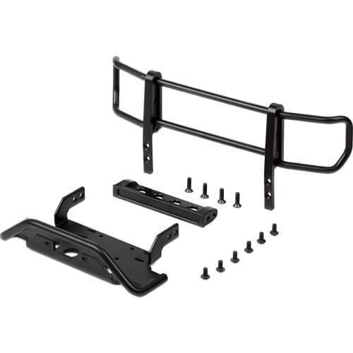 INJORA RC Car Metal Front Bumper for 1:10 RC Crawler Traxxas TRX4 G500 TRX6 G63 6X6 Upgrade Parts
