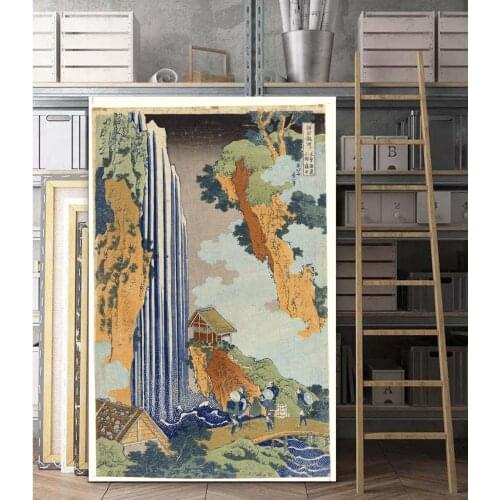 Famous Classic Japanese Ukiyoe Posters Sea Wave Landscape Sexy Girl Vintage Wall Art Picture Home Decor Canvas Painting No Frame