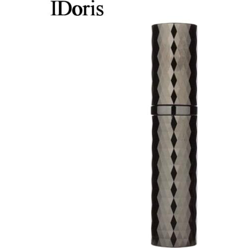 IDoris 5ml Mini Travel Portable Replaceable Empty Atomizer Perfume Bottle Aluminum Pump Spray Cosmetic Glass Container