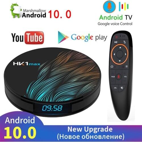 HK1 MAX Smart TV Box Android 10.0 RK3318 4GB RAM 128GB ROM 4K WiFi Media Player Android 10 TV BOX Youtube Set Top BOX 4G 32G 64G