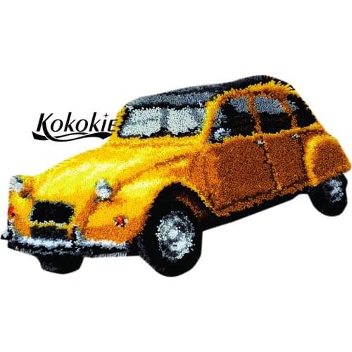 Diy latch hook kits rug tapestry kits cartoon carpet crocheting tapis needle for carpet fabric embroidery needlework diy carpet