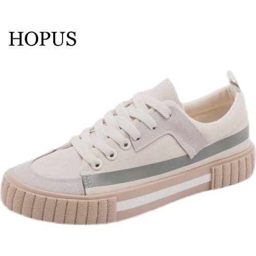 Women Shoes 2021 New Spring Fashion Women Canvas Shoes Casual Flats Striped Casual Vulcanize Shoes Fashion Style Female Sneakers