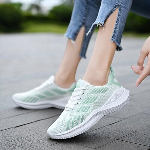 Running Shoes Women Breathable Casual Shoes Outdoor Light Weight Sports Shoes Casual Walking Platform Ladies Sneakers Black