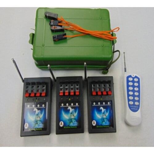 12 Cues Waterproof Remote 2019 New Special Effects DMX Stage Copper Wire CE Fireworks 433MHZ Wedding Equipment-Wireless Switch
