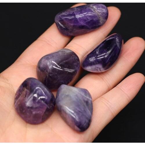 3Pcs Natural Wine Stone Without Hole Amethysts For Whiskey Beer Red Wine Keep Your Drink Cold Long