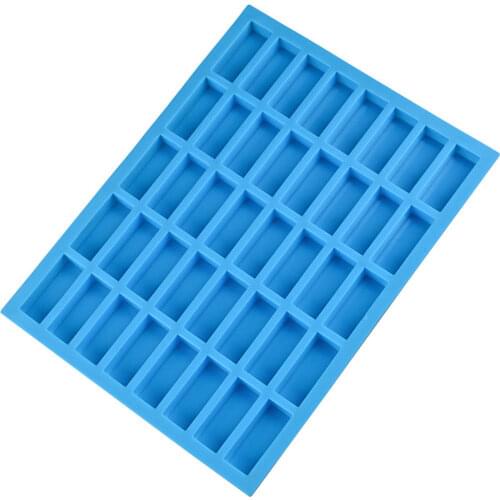 40 Cavity Mini Rectangle Silicone Mold fondant Chocolate Mold Cookies Fondant Candy Mould Biscuit Cookie Baking Tools
