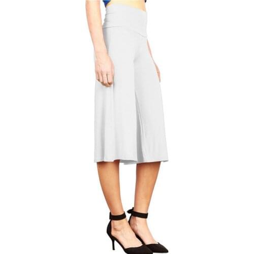 Free shipping Womens Fashionable Wide Leg Pants Casual Ladies Loose Trousers 3SZ60023