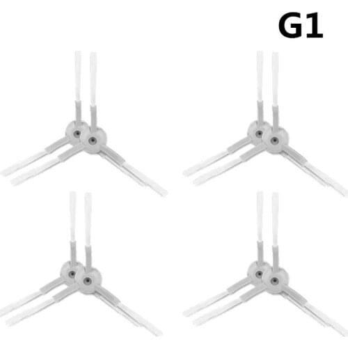 4 Pair Washable Accessories Side Brush For Xiaomi Mi Robot Vacuum-mop Essential G1/MJSTG1 Cleaner Parts Kits