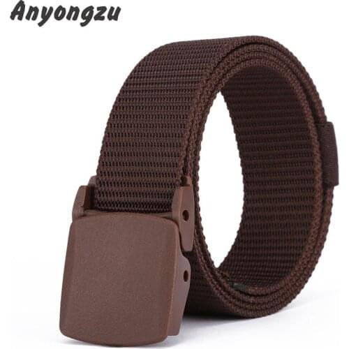 Outdoor Sports Quick Drying Anti-allergy Breathable Nylon Waistband Lightweight Leisure Canvas Military Training Tactical Belt