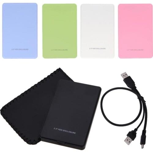 2.5 Inch HDD Case SATA To USB 3.0 SSD Adapter Hard Disk Drive Box External Enclosure For Notebook Desktop PC Game Accessories
