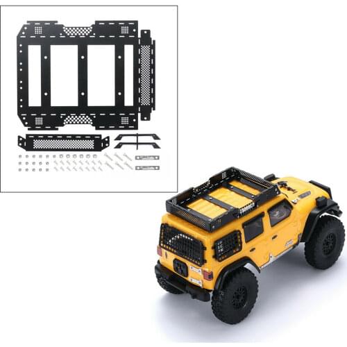 Metal Roof Rack Car Top Luggage Rack Carrier for 1/24 Axial SCX24 RC Crawler Car