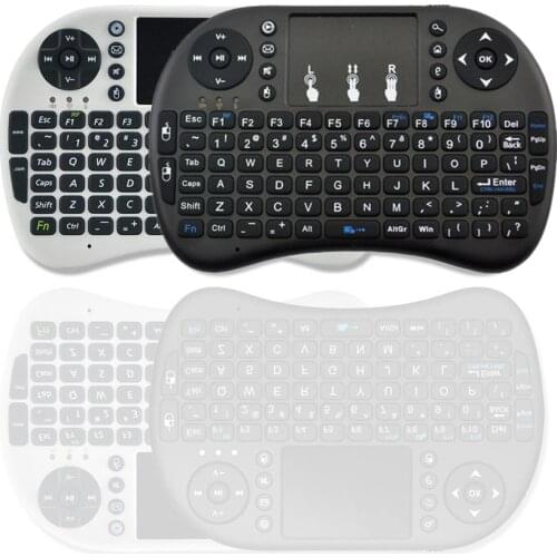 I8 Mini Wireless Keyboard 2.4GHz Wireless English Version Air Mouse With Touchpad For Laptop Android TV Box PC