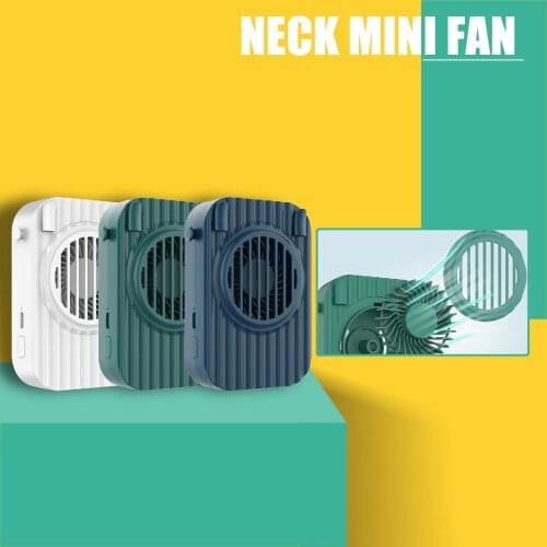 Mini Usb Rechargeable Portable Neck Fan Hand Neckband Small Desk Fans Handheld Air Cooler Conditioner For Room Air Cooler#dg4