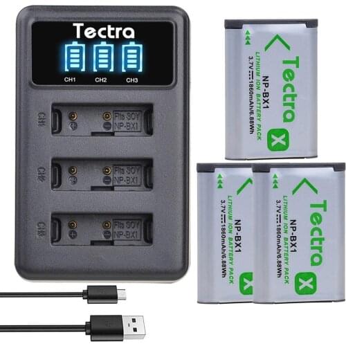 NPBX1 NP-BX1 Batteries 1860mAh & LED USB Charger for Sony HX300 HX400 HX50 HX60 GWP88 AS15 DSC RX1 RX100 AS100V M2 BX1 Battery