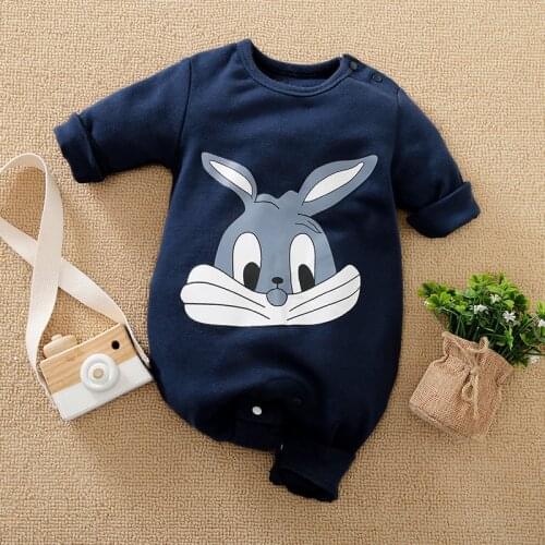Baby Boy Clothes Newborn Cartoon Rabbit Costume New Born Girl Romper Onesie Birth Infant Toddler Fall Jumpsuit Babygrow Overalls