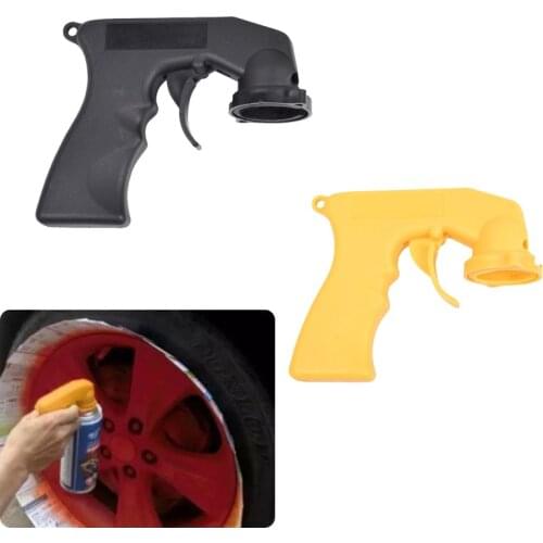 Universal Handle Spray Gun Adaptor Paint Care Aerosol Spray Can Gun Handle With Full Grip Trigger Locking Collar Car Maintenance