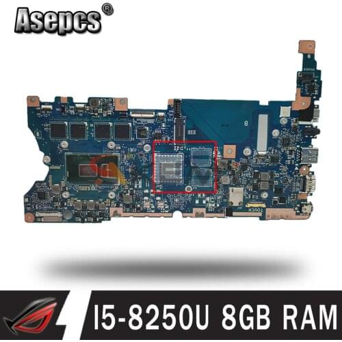 UX461UN notebook mainboard with I5-8250U CPU 8GB RAM For ASUS ZenBook UX461UN UX461U UX461F UX461FN Laotop motherboard Mainboard