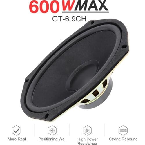 1pcs 6x9 Inch 12V 600W Car Coaxial Speaker Vehicle Door Auto Audio Music Stereo Full Range Frequency Hifi Speakers