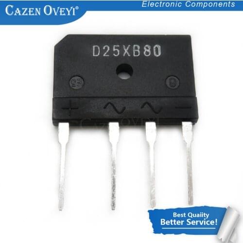 5pcs/lot D10XB60 D15XB60 D15XB80 D20XB80 D25SB80 D25XB60 D25XB80 ZIP-4 In Stock