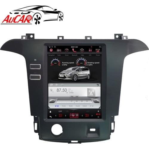 Tesla car autoradio for Ford S max S-Max Galaxy 2007-2015 audio multimedia player GPS System Bluetooth WIFI Vertical Stereo IPS