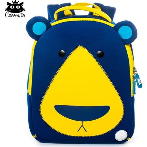 Cocomilo 3D Cute Animal Children School Bags for Boys Waterproof Backpack Schoolbag Kids 2-6 Year Girls Toddler Satchel Knapsack