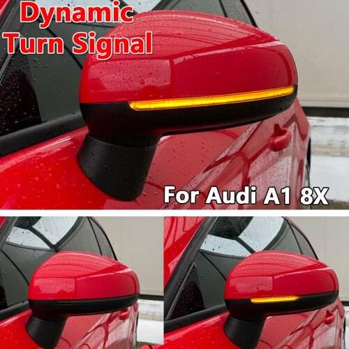 Dynamic Blinker for Audi A1 8X LED Turn Signal 2011 2012 2013 2014 2015 2016 2017 Light Mirror Indicator repeater