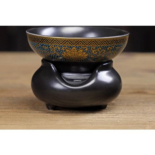 Ceramic Tea Infusers Creative Tea Leaves Residue Strainers Chinese Teaware Accessories Filter Funnel and Stand Set