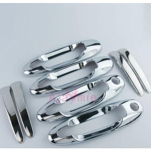 For Toyota Land Cruiser 100 FJ100 Lexus LX470 1998-2007 Door Handle Cover and Bowl Insert Trim Car Styling Accessories