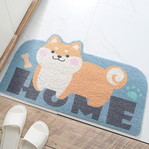 Cats and Dogs Kitchen Accessories Door Mat Tapete Doormats Carpet Non-Slip Bathroom Carpet Room Pad Floor Mat Home
