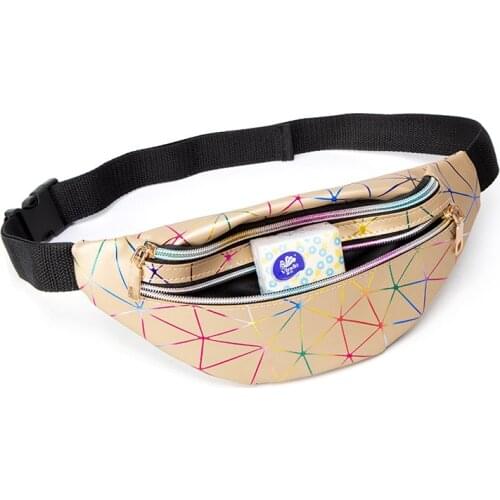 2021 Man Personality Laser Colorful Sports Multi-layer Waist Bag 2020 Spring Belt Bags New Product Diamond Crossbody Chest Bag