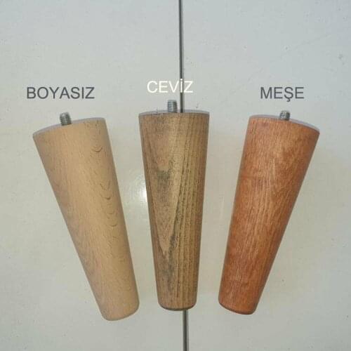 2021 New Fashion Furniture Legs 4 Pieces Wood Walnut Oak Sofa Cabinet Replacement Feet TV Stands Quality Base Renovation