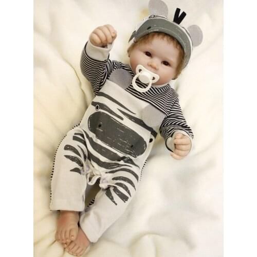 20" Full Body Silicone Boy Doll Waterproof Reborn Baby Gift Anatomically Correct