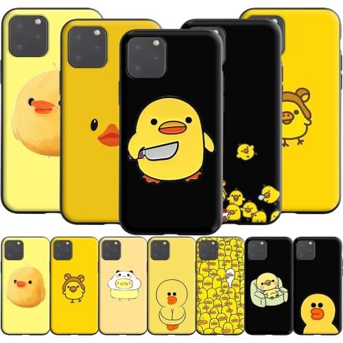 Cute Duck Animals Silicone Case for Realme Narzo 30A GT NEO C3 C25 C21 C20 C17 C15 C12 C11 8 7 7i 6 6i Pro