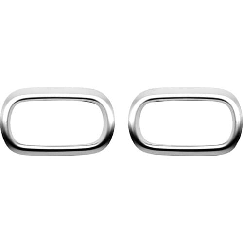 Car Styling 2PCS ABS Chrome Interior Dashboard Side Air Vent Outlet Cover Trim for Toyota Yaris Cross 2020 2021