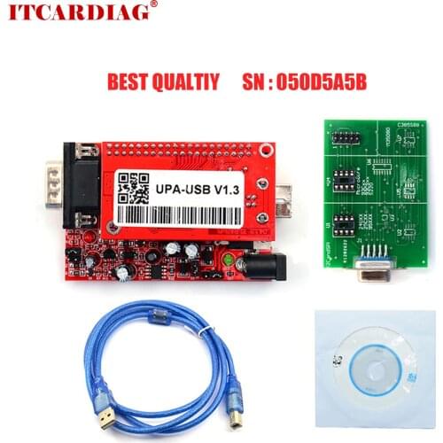UPA USB Programmer Main Unit V1.3 for 2013 Version ECU Chip Tunning UPA-USB UPA USB V1.3 With Full Adapter SN : 050D5A5B