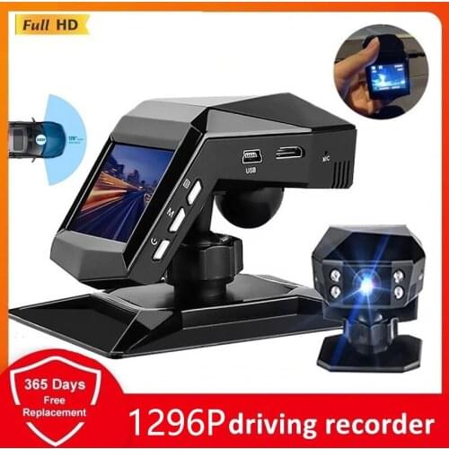 2 Inch Car DVR Dash Cam 1296P HD Video Recorder 170° Night Vision Car Recorders Cycle Recording Dash Camera Video Registrato