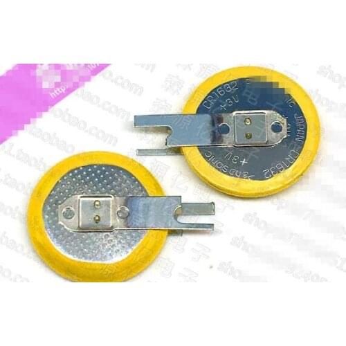 10PCS Japan CR1632 3V button lithium battery CR1632 V-type solder fillet