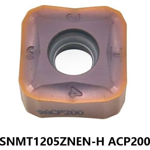 100% Original SNMT1205ZNEN-H ACP200 SNMT1205 ZNEN SNMT 1205 Carbide Inserts Lathe Cutter Turning Tools CNC