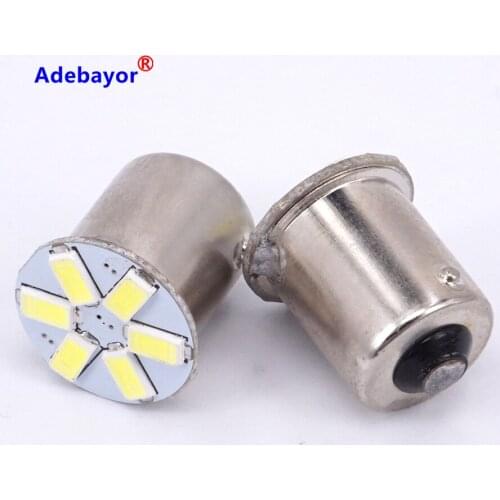 300 X 1156 P21W 5630 LED 6 SMD R10W turn signal steering lamp reversing back up light white 12v