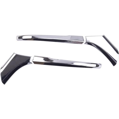 4pcs/Set ABS Chrome Car Rearview Mirror Cover Trim Strip Styling Fit for Toyota Highlander 2020 2021