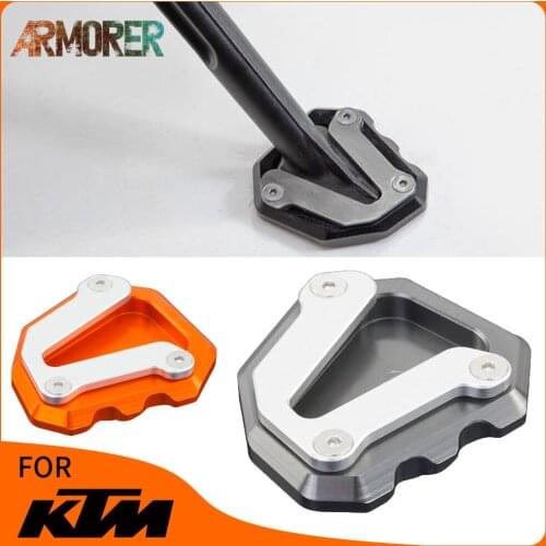 790duke Motorcycle Parking Kickstand Foot Side Stand Extension Pad Support Plate For 790 duke duke790 2018 - 2021 2019 2020