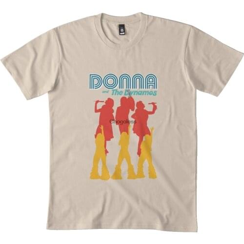 Mamma Mia Donna and The Dynamos 70s Inspired DMN t-Shirt bl Black