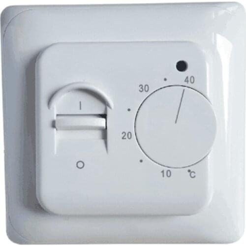 Home Bedroom Floor Heating Mechanical Temperature Controller Thermostat 16A AC 230V