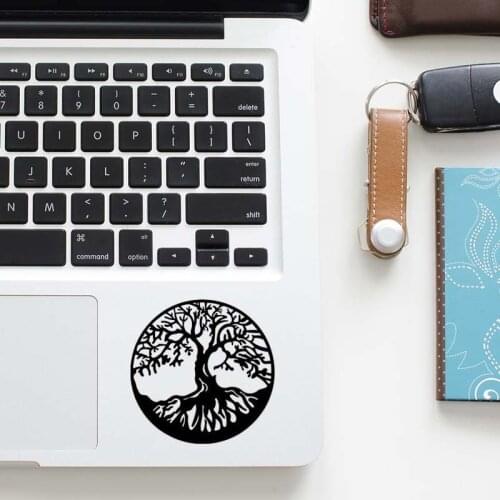 Life & Wisdom Tree Laptop Decal Trackpad Sticker for Macbook Pro Air Retina 11 12 13 15 inch Mac Book Touchpad Skin Sticker