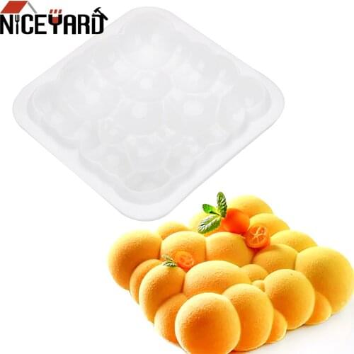 NICEYARD DIY Silicone Cake Mold Irregular Cloud Design Bakeware Handmade Mold Cake Fondant Jelly Biscuit Mold Baking Tools