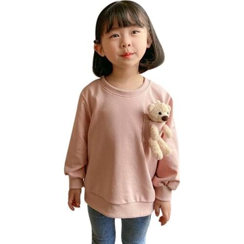 New Spring Baby Girls Cute Bear Sweater